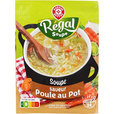 Soupe Déshydratée Poule Au Pot Aux Vermicelles et Légumes-Sachet