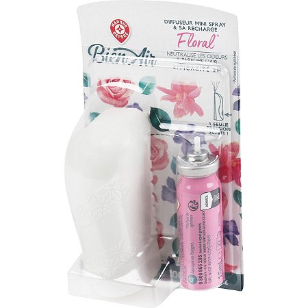 Kit diffuseur mini spray + recharge senteurs florales - BIEN AIR au  meilleur prix