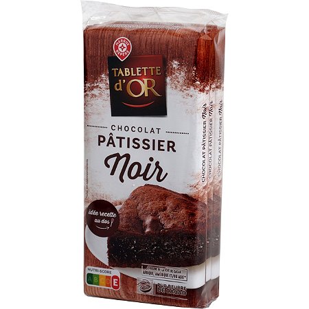 Chocolat Noir Dessert Pâtissier - Lot 3 x 200 g - TABLETTE D'OR au meilleur  prix