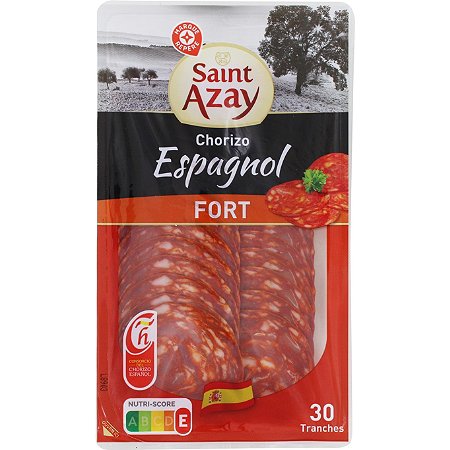 assiette de de charcuterie espagnole - 150 g - SAINT-AZAY