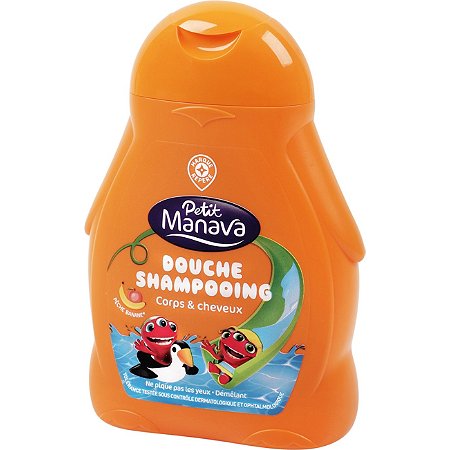 Shampooing-douche bain enfants parfum pêche