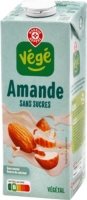Boisson amande sans sucres ajoutés brique - 1 l au meilleur prix | E