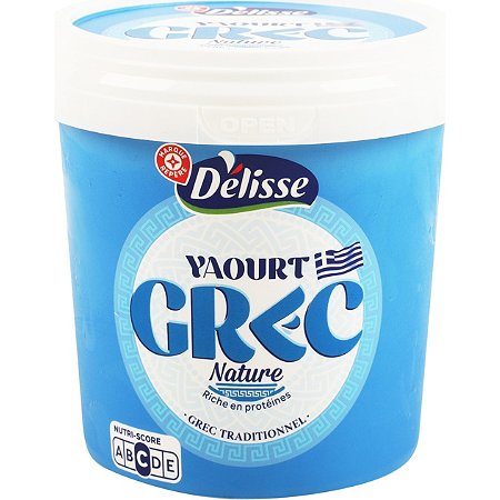 Yaourt grec nature - 1 kg - DELISSE