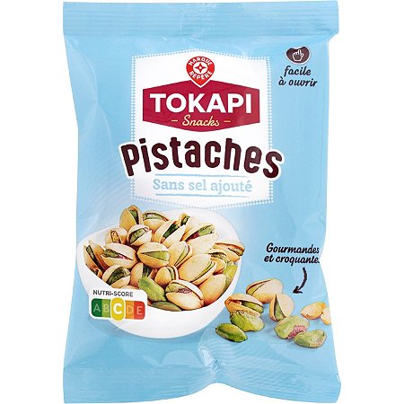 pistaches non salées - 125 g - TOKAPI