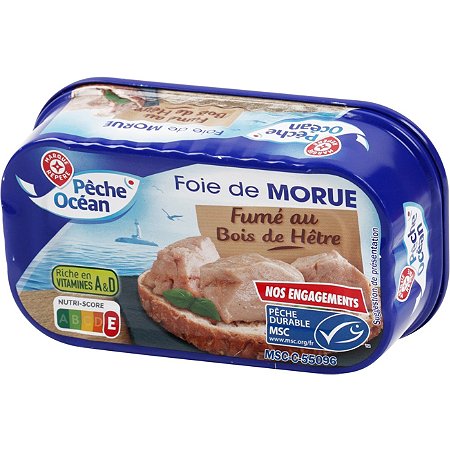 Foie De Morue Sans Sel 121G 