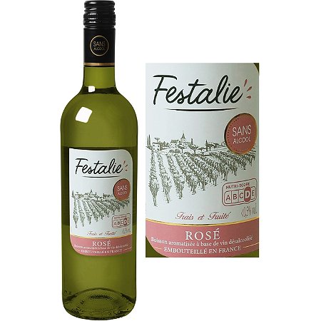 Vin blanc sans alcool - 75cl - FESTALIE