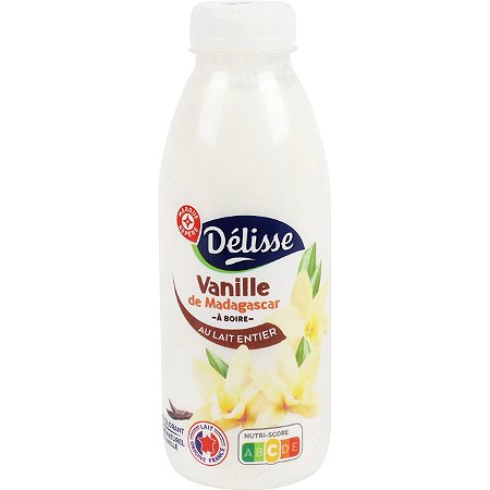 Yaourt à boire vanille - 500 ml - DELISSE au meilleur prix