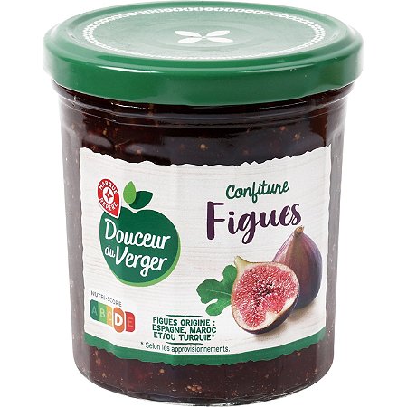 Confiture de figues - 370 g - DOUCEUR DU VERGER au meilleur prix