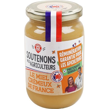 Miel de fleurs de France crémeux - 500 g - SOUTENONS NOS AGRICULTEURS