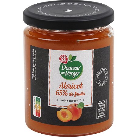 Confiture intense d'abricots - 320 g - DOUCEUR DU VERGER