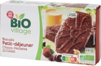 Biscuits Petit Dejeuner Cereale Noisette 0 G Bio Village Au Meilleur Prix E Leclerc