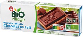 LU Kango biscuits fourrés au chocolat 12 biscuits 225g pas cher