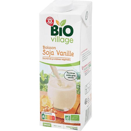 Boisson au soja vanille bio - 1 l - BIO VILLAGE