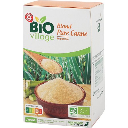 Sucre pure canne en poudre bio - 500 g - BIO VILLAGE