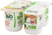 Yaourt Nature Au Sucre De Canne Bio 4 X 125 G Bio Village Au Meilleur Prix E Leclerc