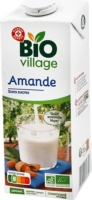 Lait d'amande sans sucres ajoutés bio - 1 l - BIO VILLAGE au meilleur
