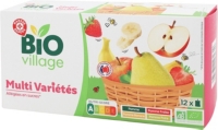 Compotes Multi Varietes Allegees En Sucres Bio 12 X 90 G Bio Village Au Meilleur Prix E Leclerc