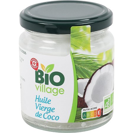 Huile vierge de coco bio - 200 ml - BIO VILLAGE au meilleur prix