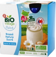Gourde Brasse Nature Sucre Des 6 Mois Bio 4 X 85 G Bio Village Au Meilleur Prix E Leclerc