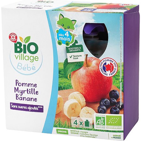 Gourde de fruits France Bébé Bio - Enjoy Testeurs