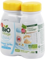 Lait Cereales Lactees Nature Bio Des 6 Mois 2 X 250 Ml Bio Village Au Meilleur Prix E Leclerc