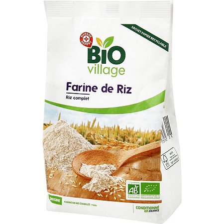 Farine de riz gluant, blanche, 400g, sac