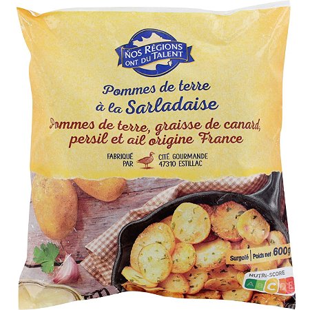 Pommes de terre Sarladaise surgelés - 600g - NOS REGIONS ONT DU TALENT au  meilleur prix