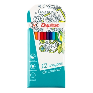 12 Crayons De Couleur