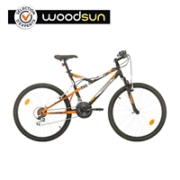 Vtt 26 Mixte Tout Suspendu Raid 3 0 Woodsun Maison Et Loisirs E Leclerc