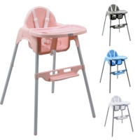 Monsieur Bebe Chaise Haute Bebe Reglable Hauteur Et Tablette Delice Rose Au Meilleur Prix E Leclerc