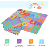 Tapis De Sol En Mousse Tapis Puzzle Interconnectables Dim 31l X 31l X 1h Cm 36 Pieces Grande Surface 3 24 M Multicolore Au Meilleur Prix E Leclerc