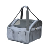 Sac De Transport Pour Chien Et Chat Pliable Poignees Entree Zippee Poches Coussin Amovible Inclus Oxford Nylon Gris Au Meilleur Prix E Leclerc