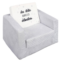 Izarra Fauteuil Enfant Convertible Motif Etoiles Au Meilleur Prix E Leclerc