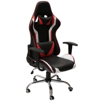 Chaise De Bureau Gamer One Noir Rouge Maison Et Loisirs E Leclerc