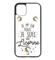 Coque Pour Iphone Xs Max Prosecafe C Coque Humour Je M En Fous Je Suis Une Licorne Contour Silicone Noir Au Meilleur Prix E Leclerc