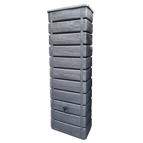Récupérateur d'eau de pluie mural WOODY 300 Litres Anthracite