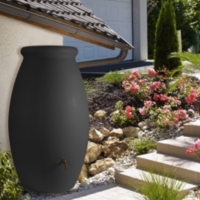 Récupérateur Deau De Pluie Anthracite 1000 L Maison Et