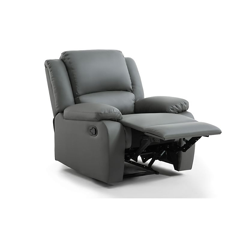 Fauteuil RELAX 1 place PU gris