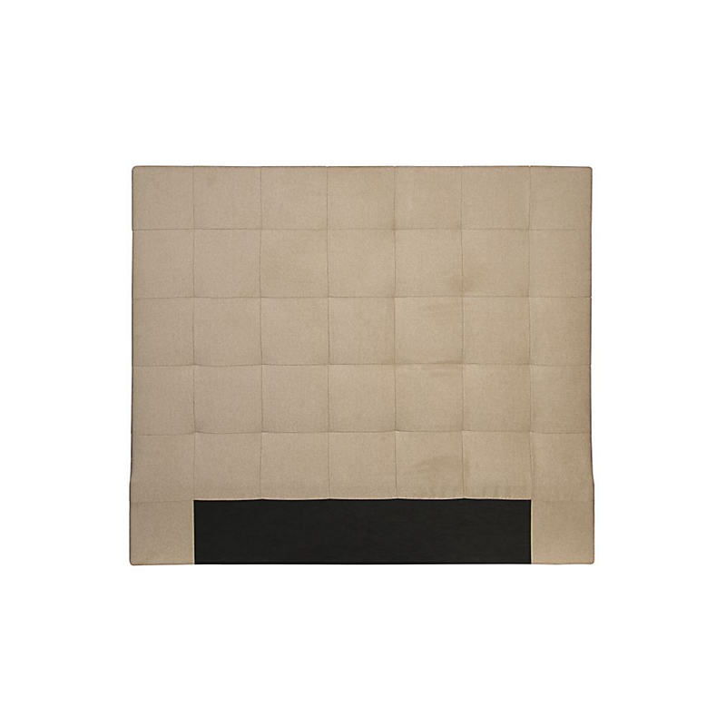 Tête de lit capitonnée MEG 140 x 190 cm tissu beige