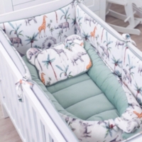 Cocon Bebe Matelasse Nid Reducteur De Lit Safari Au Meilleur Prix E Leclerc