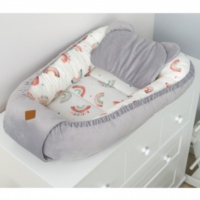 Cocon Bebe Matelasse Nid Reducteur De Lit Rainbow Au Meilleur Prix E Leclerc