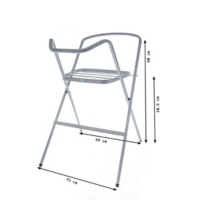 Baignoire Bebe Thermometre Blanc Biche 86 Cm Pied Tuyau Au Meilleur Prix E Leclerc