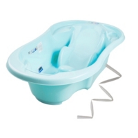 Baignoire Bebe Avec Reducteur Integre Bleu Tuyau Au Meilleur Prix E Leclerc