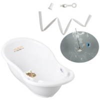 Baignoire Bebe Thermometre Blanc Biche 86 Cm Pied Tuyau Au Meilleur Prix E Leclerc