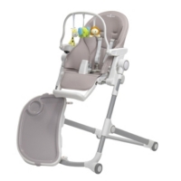 Hugo Chaise Haute Pliable Et Inclinable Arche De Jeux Rose Au Meilleur Prix E Leclerc