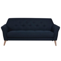 Canapé fixe CANTA 3 places bleu