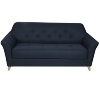 Canapé convertible CANTA 3 places bleu