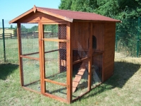 Poulailler Bois Grand Modèle 6 à 10 Poules Habrita Maison Et