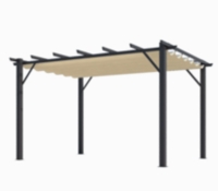 Pergola Acier Toit Terrasse Tonnelle Pas Cher E Leclerc