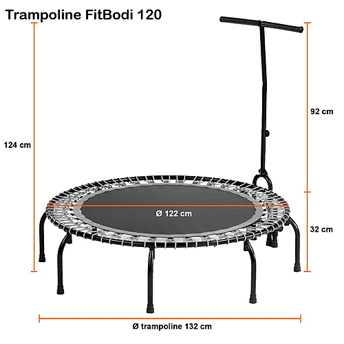 Trampoline fitness FitBodi 120 - KANGUI